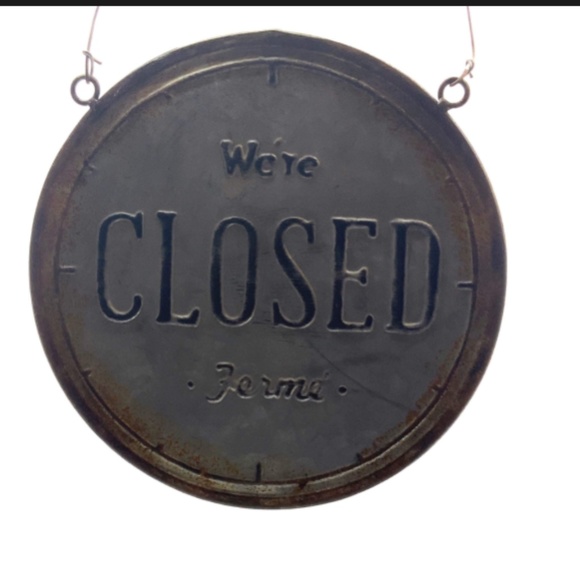 Distressed Open/Closed Sign - Picture 2 of 2